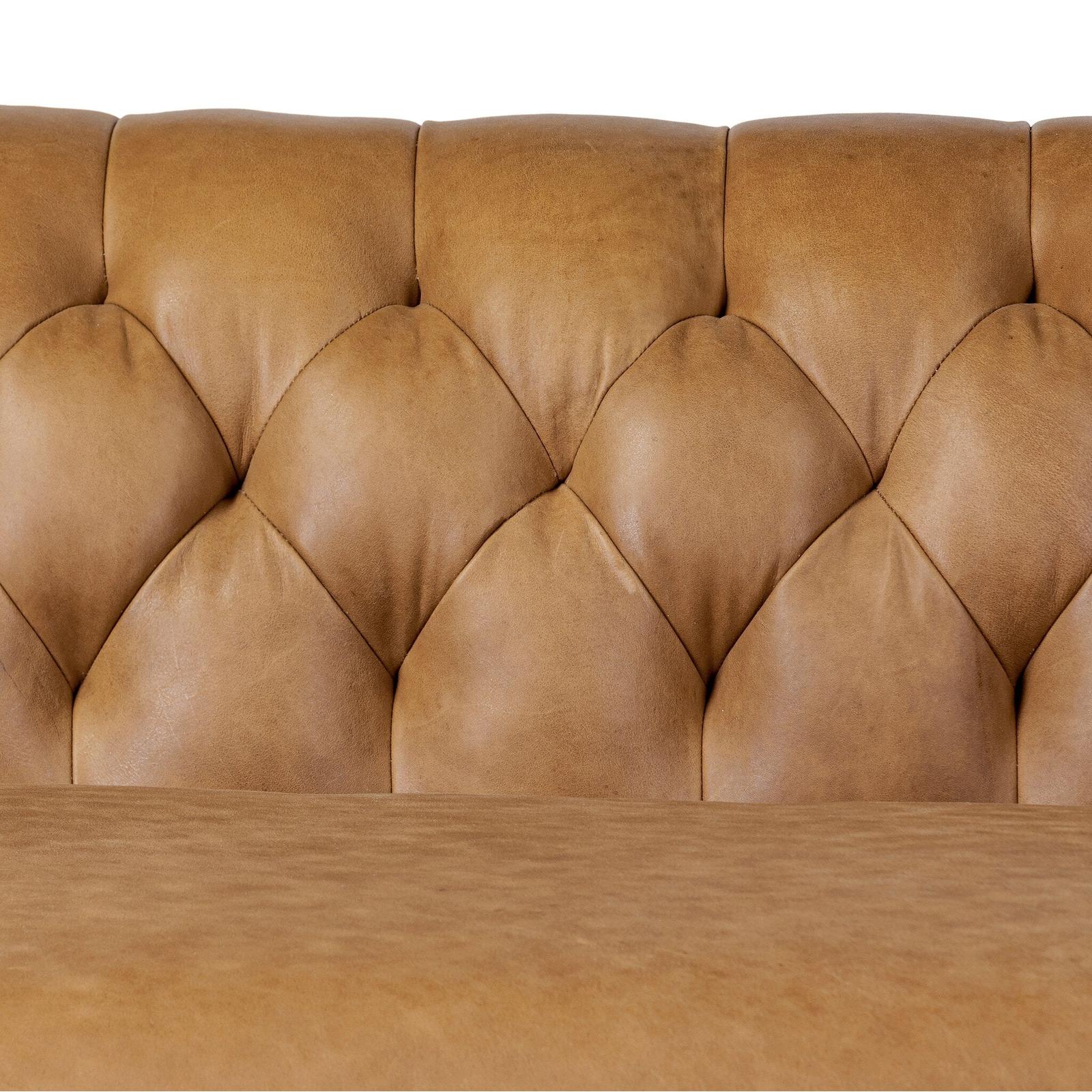 Four Hands Thurston Cascara Cognac 2-Piece Sectional