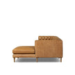 Four Hands Thurston Cascara Cognac 2-Piece Sectional