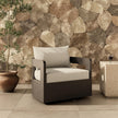 Four Hands Jackson Outdoor Metal Swivel Chair