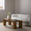 Four Hands Emeli Tawny Rubberwood Veneer Rectangular Coffee Table