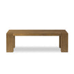 Four Hands Emeli Tawny Rubberwood Veneer Rectangular Coffee Table