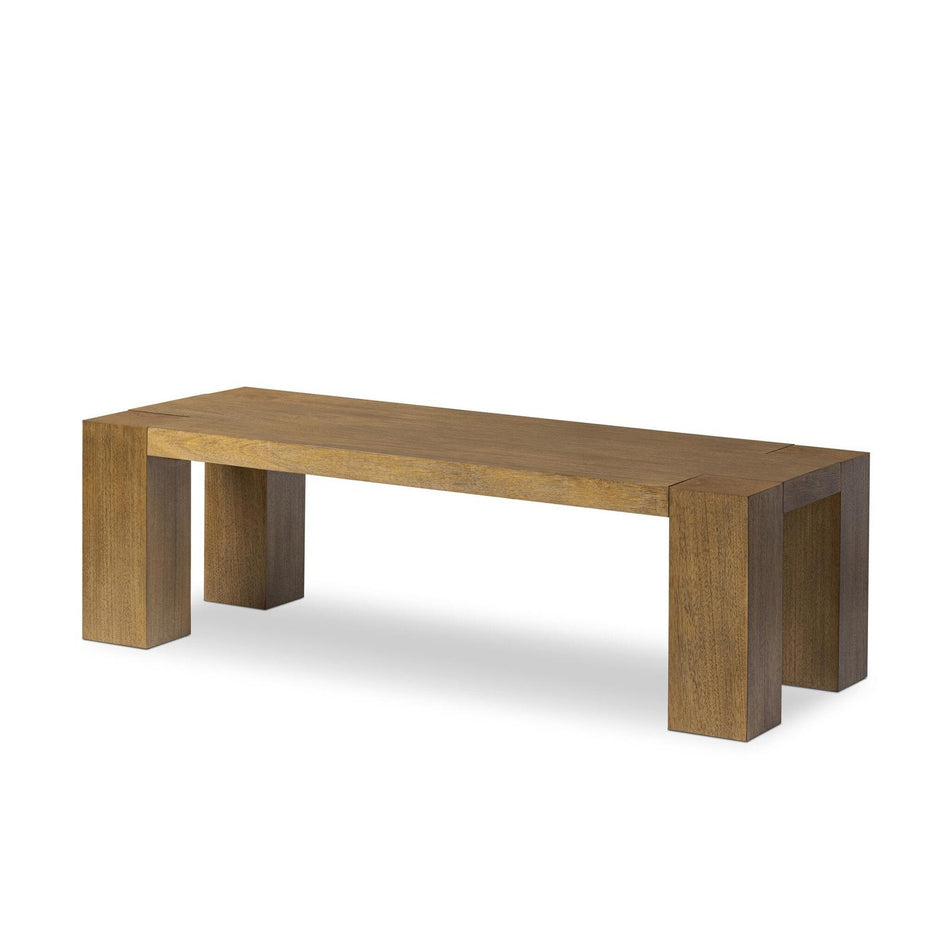 Four Hands Emeli Tawny Rubberwood Veneer Rectangular Coffee Table