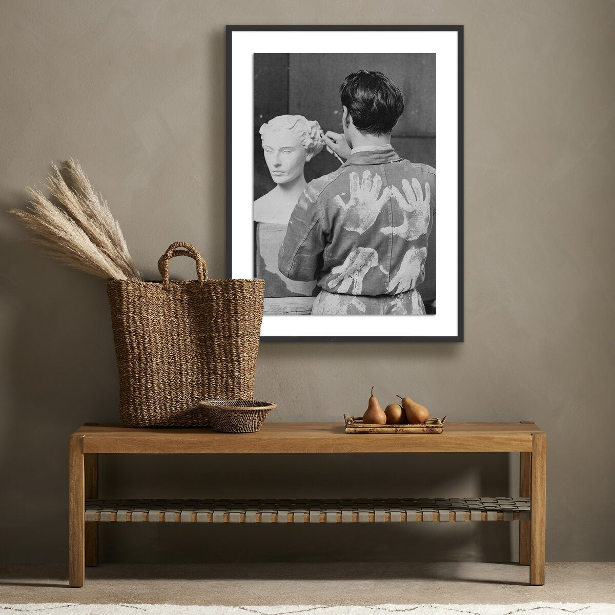 Sculptor At Work By Getty Images
