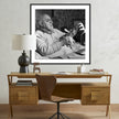 Henri Matisse Working On Paper Cut-Out By Getty Images