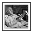 Henri Matisse Working On Paper Cut-Out By Getty Images