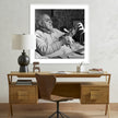 Henri Matisse Working On Paper Cut-Out By Getty Images