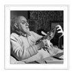 Henri Matisse Working On Paper Cut-Out By Getty Images