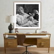 Henri Matisse Working On Paper Cut-Out By Getty Images