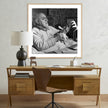 Henri Matisse Working On Paper Cut-Out By Getty Images