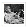 Henri Matisse Working On Paper Cut-Out By Getty Images