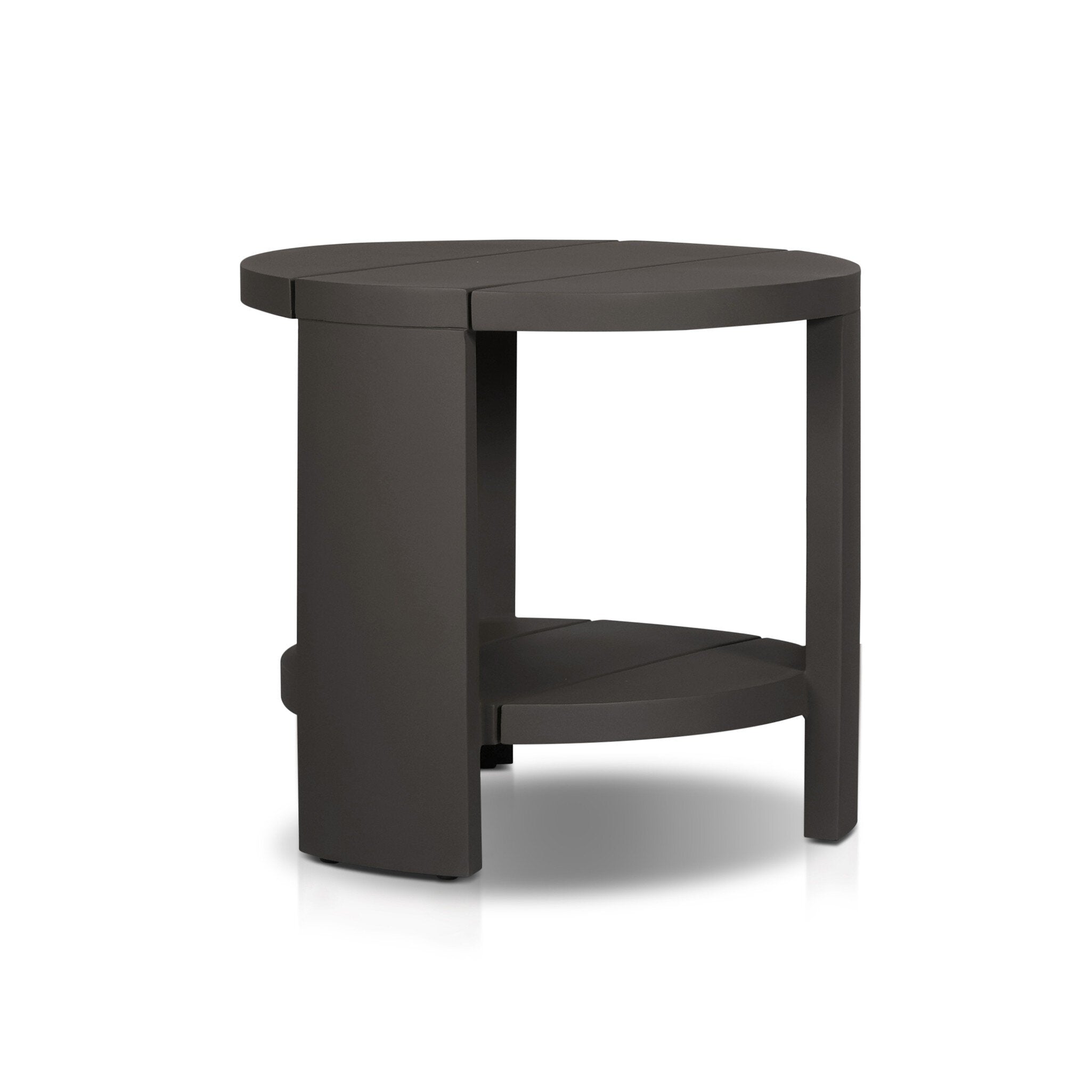 Four Hands Roca Outdoor Round Metal End Table