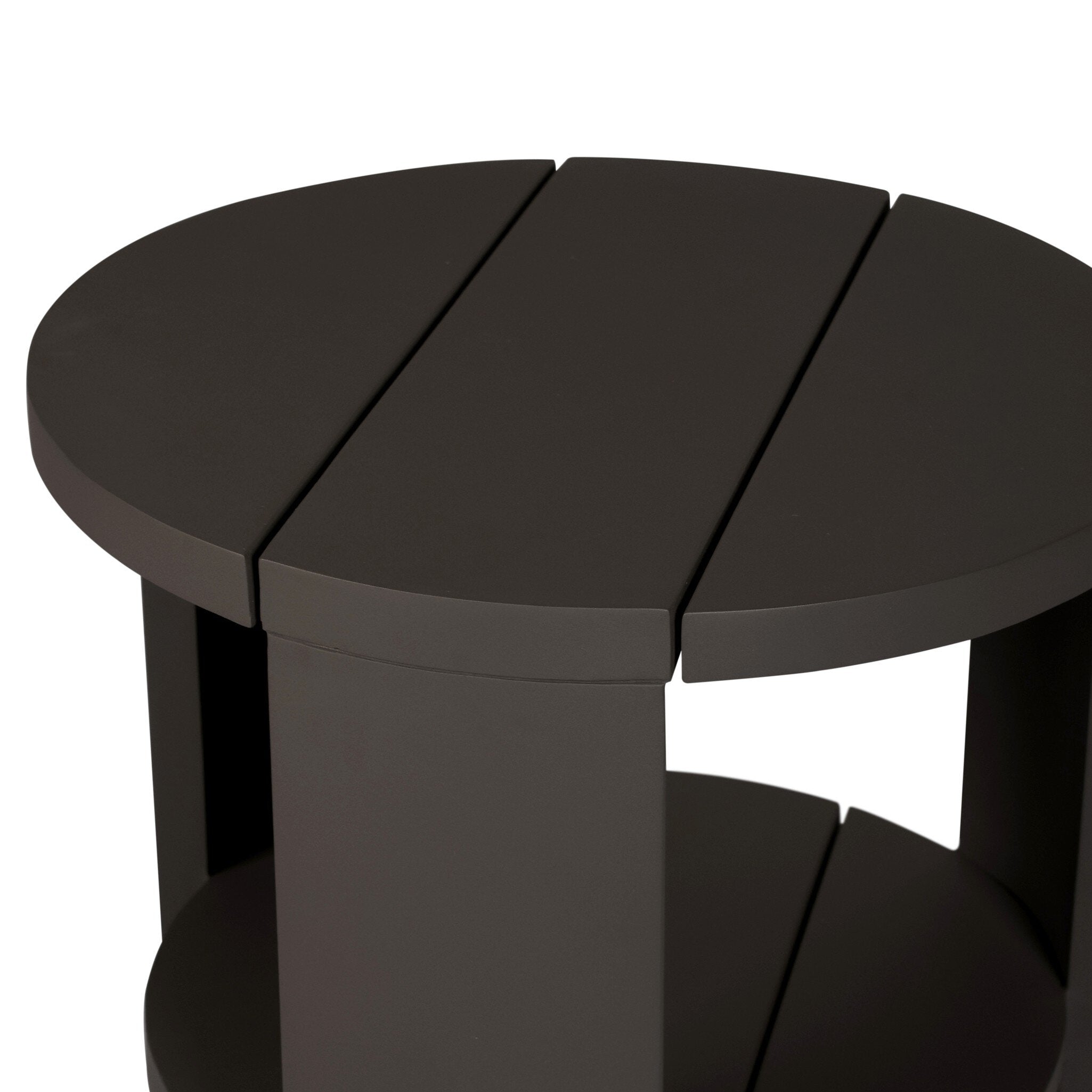 Four Hands Roca Outdoor Round Metal End Table