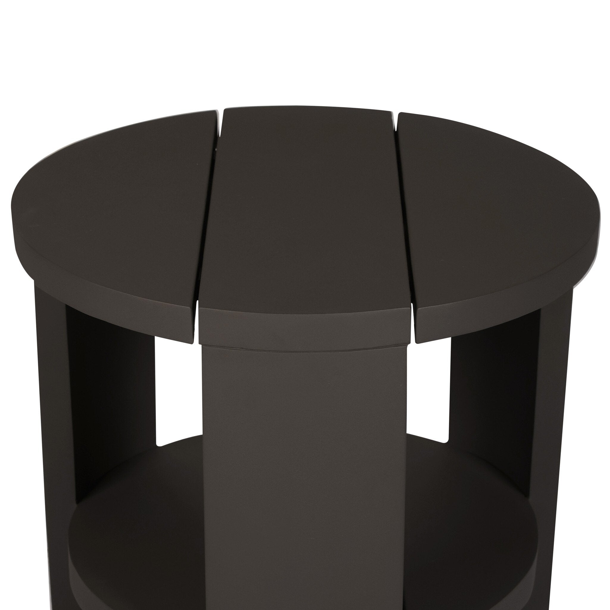 Four Hands Roca Outdoor Round Metal End Table