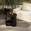 Four Hands Roca Outdoor Round Metal End Table