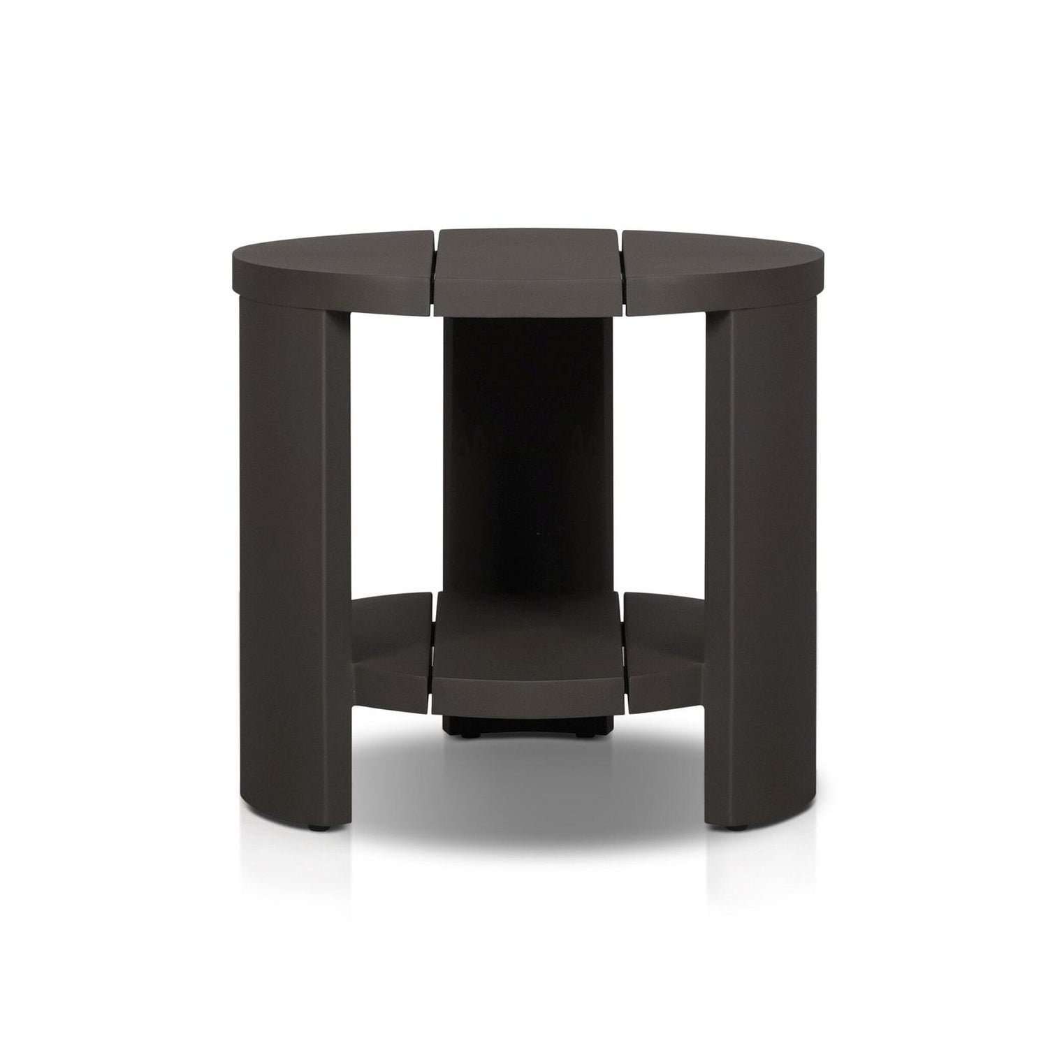 Four Hands Roca Outdoor Round Metal End Table