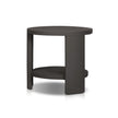 Four Hands Roca Outdoor Round Metal End Table