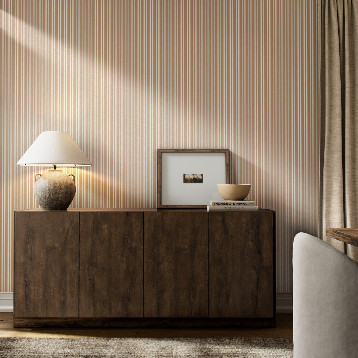 Multi Stripe Wallpaper By Getty Images