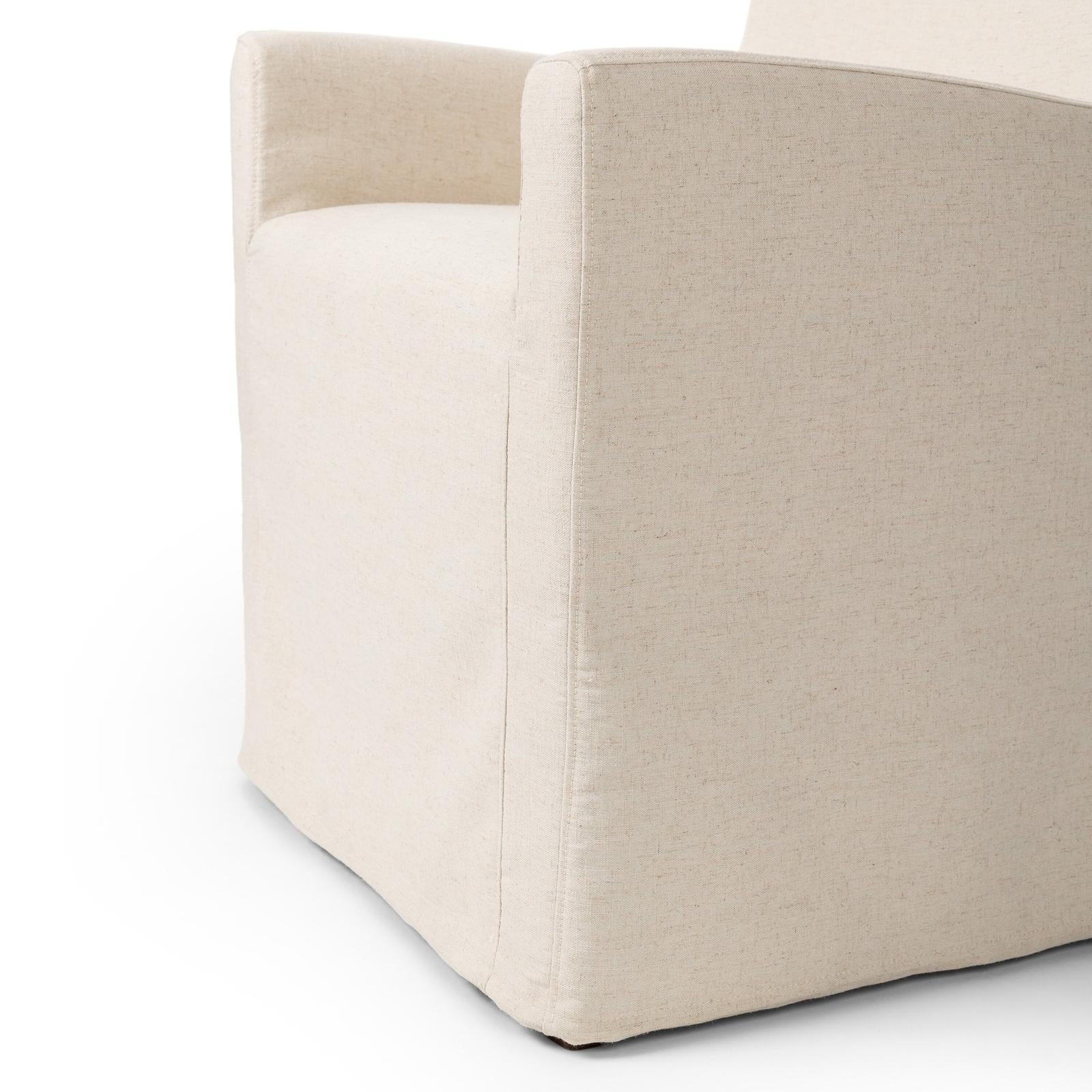 Four Hands Vista Slipcovered Dining Armchair
