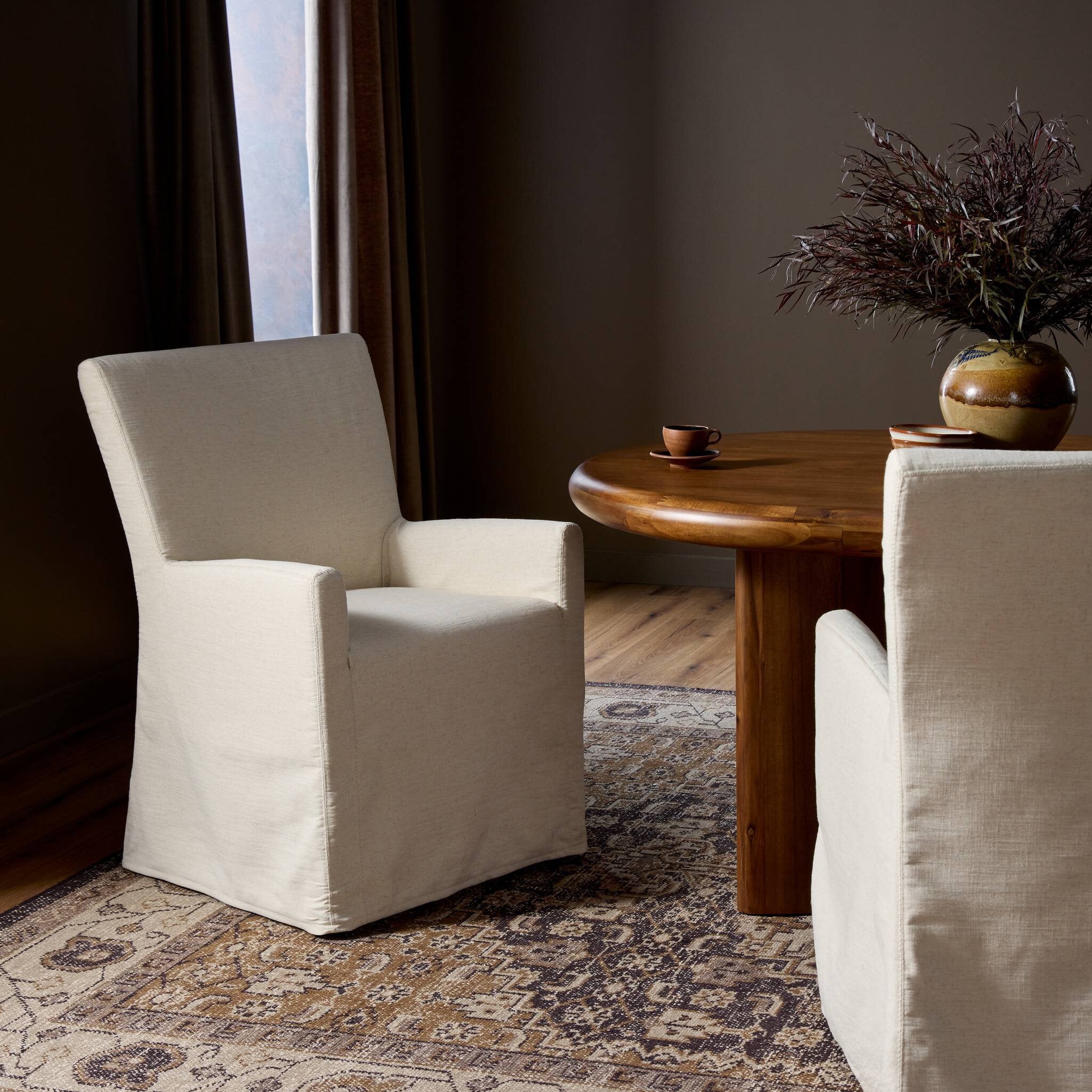 Four Hands Vista Slipcovered Dining Armchair