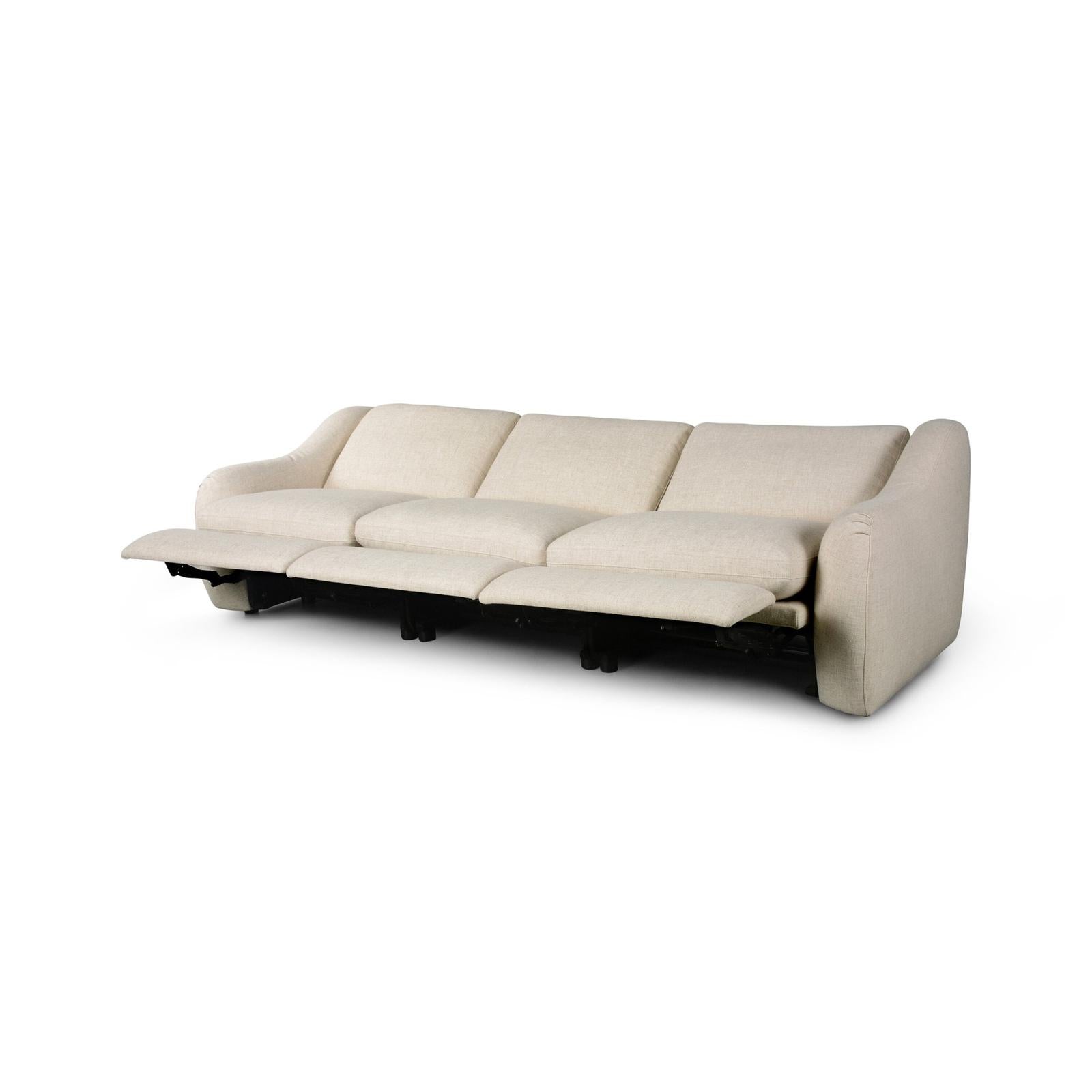 Four Hands Crawford Power Recliner 3-Piece Sectional Sofa