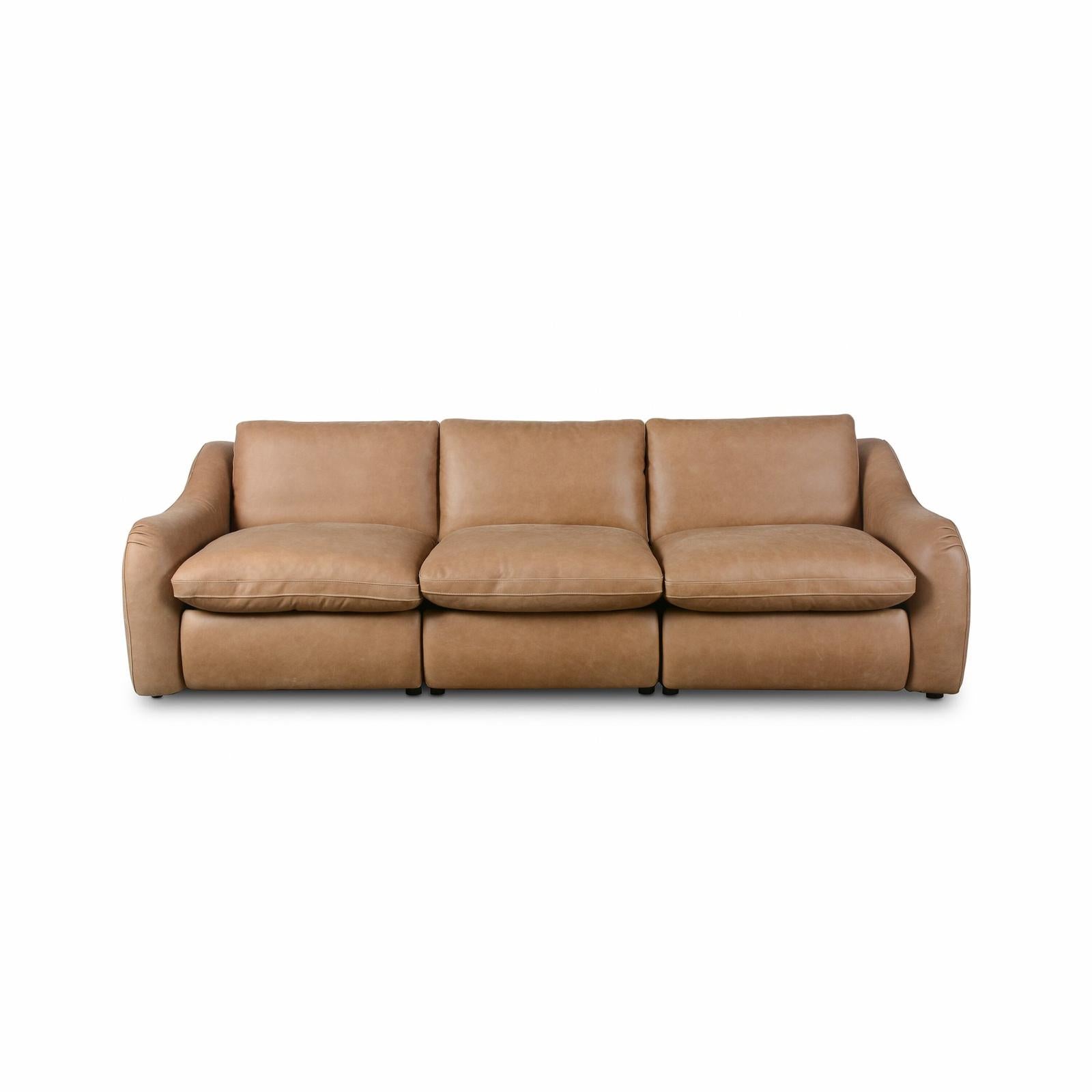 Four Hands Crawford Power Recliner 3-Piece Sectional Sofa