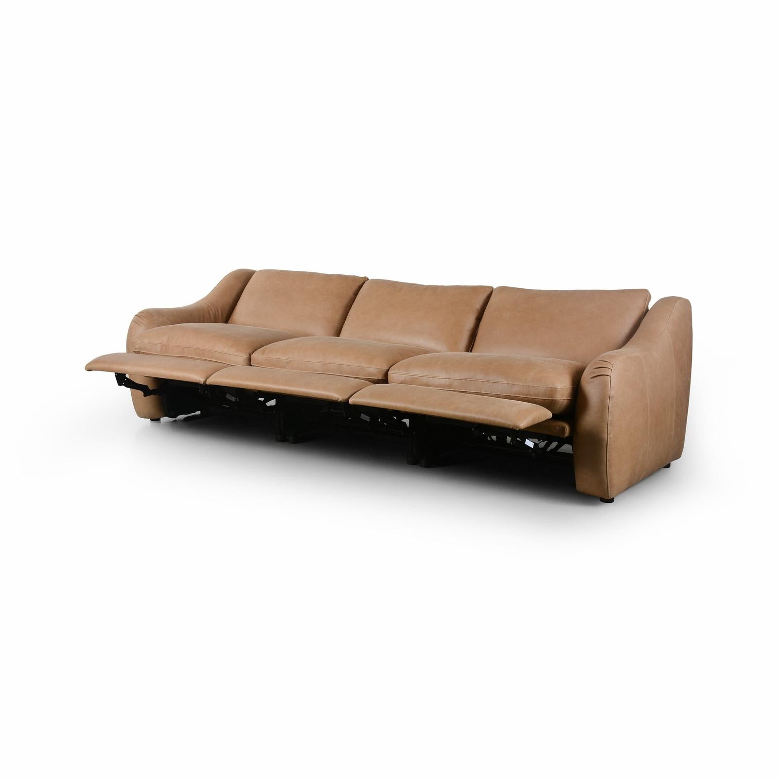 Four Hands Crawford Power Recliner 3-Piece Sectional Sofa