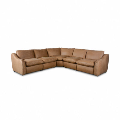 Four Hands Crawford Power Recliner 5-Piece Sectional Sofa