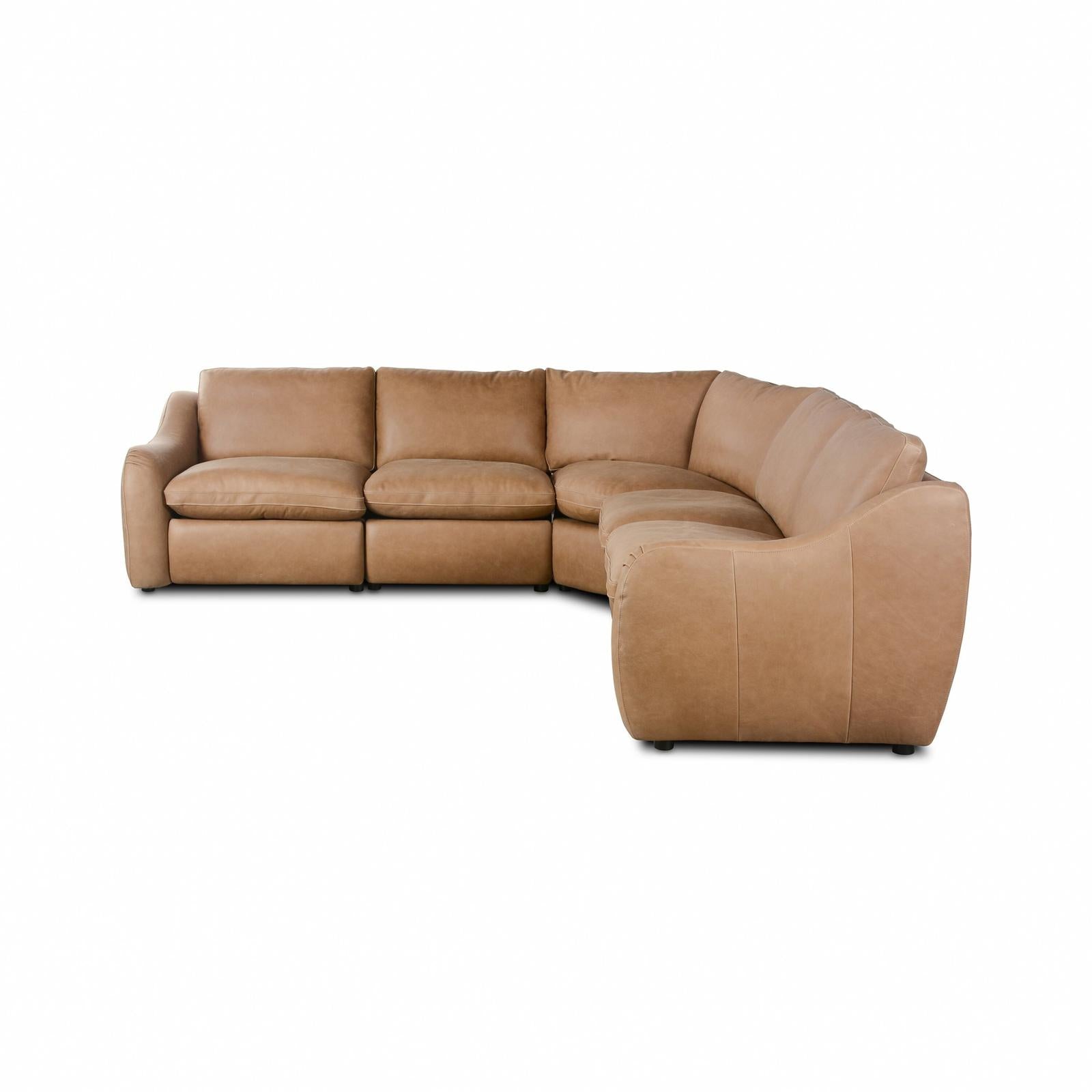 Four Hands Crawford Power Recliner 5-Piece Sectional Sofa