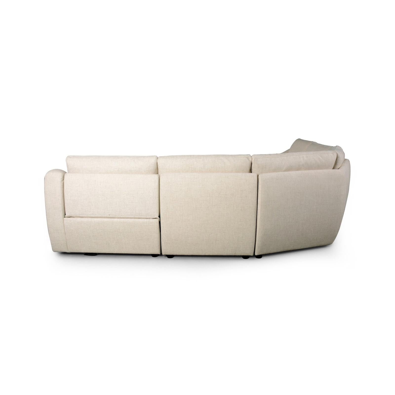 Four Hands Crawford Power Recliner 5-Piece Sectional Sofa