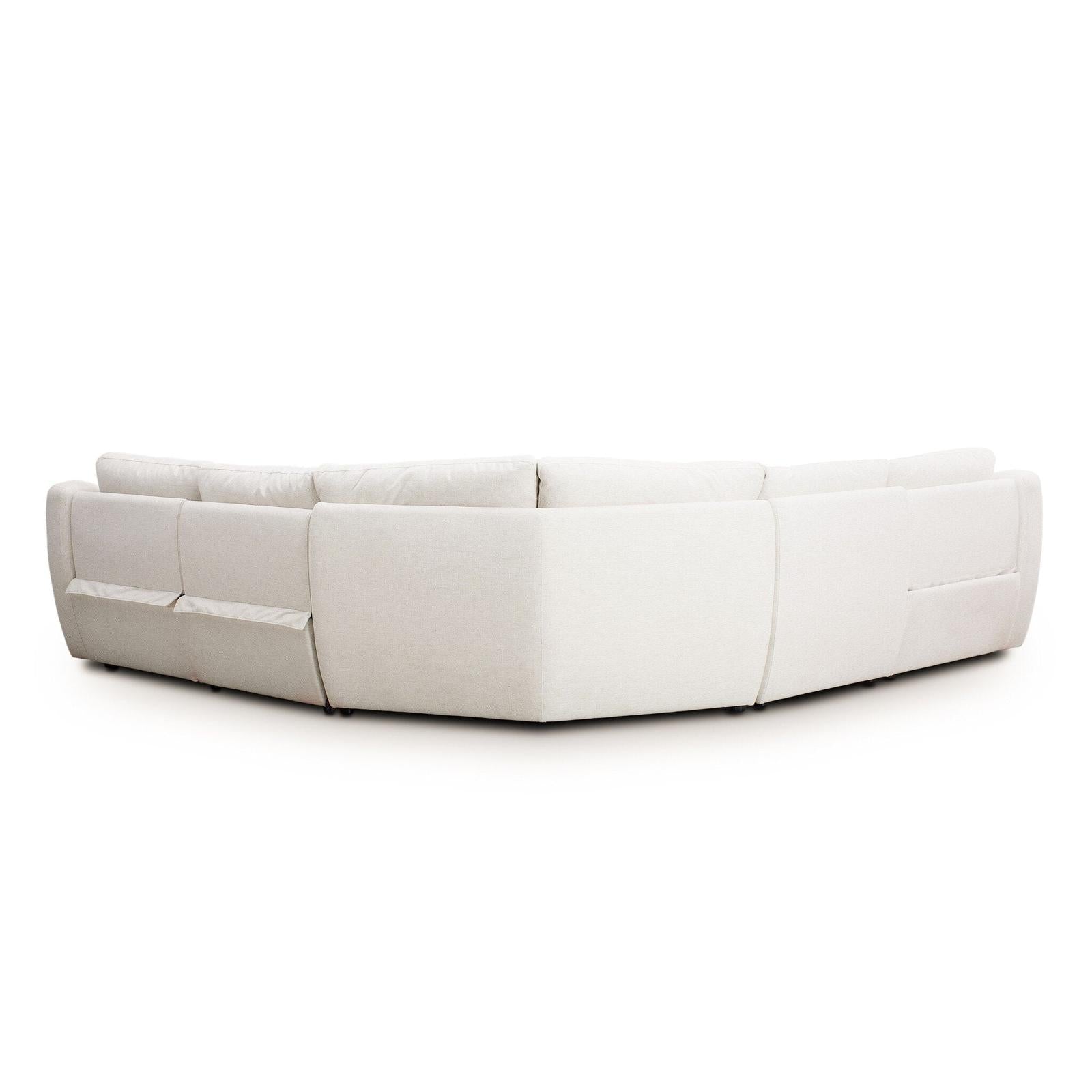 Crawford Power Recliner 5-Piece Sectional Sofa