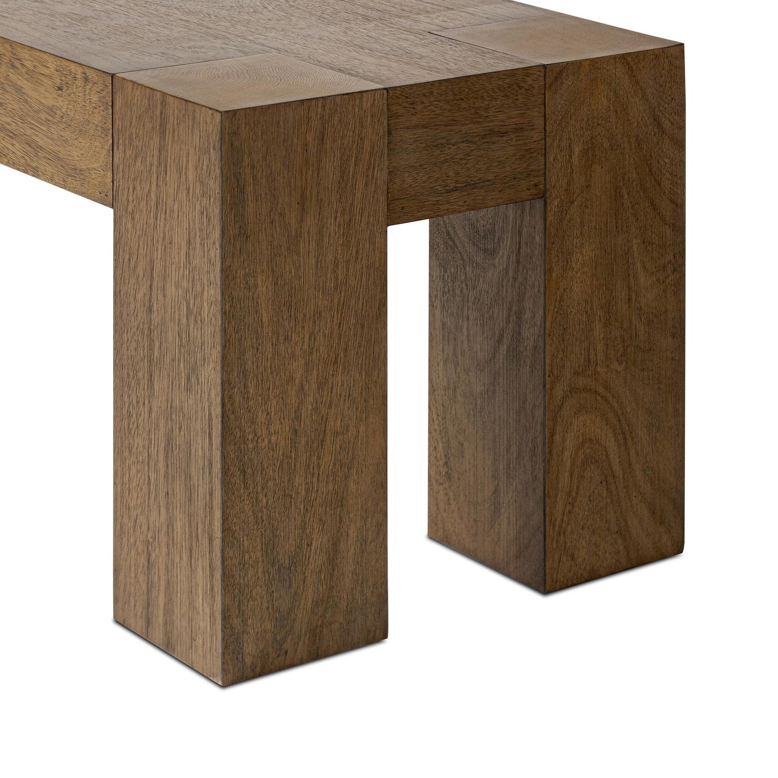 Four Hands Emeli Tawny Rubberwood Veneer Dining Bench