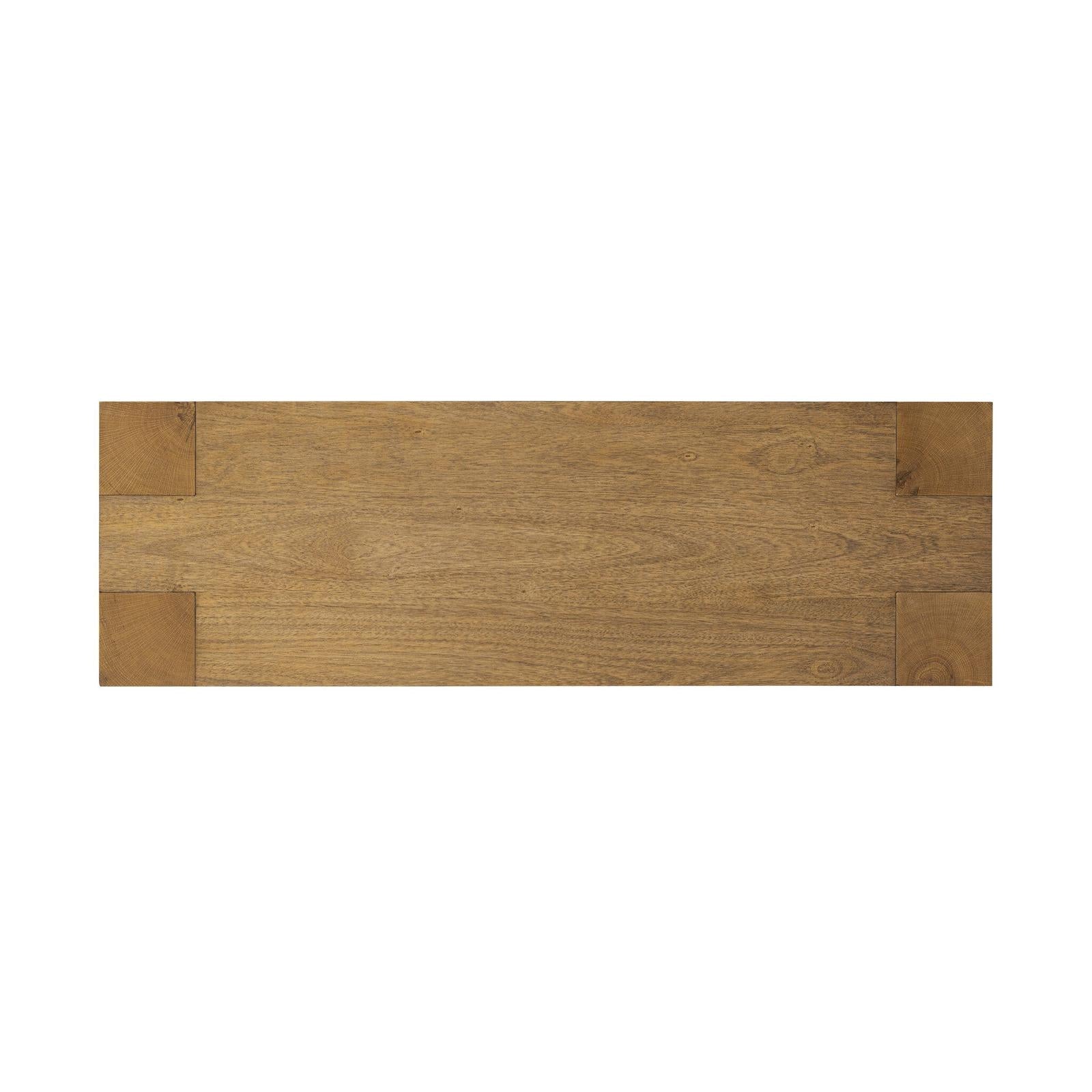 Four Hands Emeli Tawny Rubberwood Veneer Dining Bench