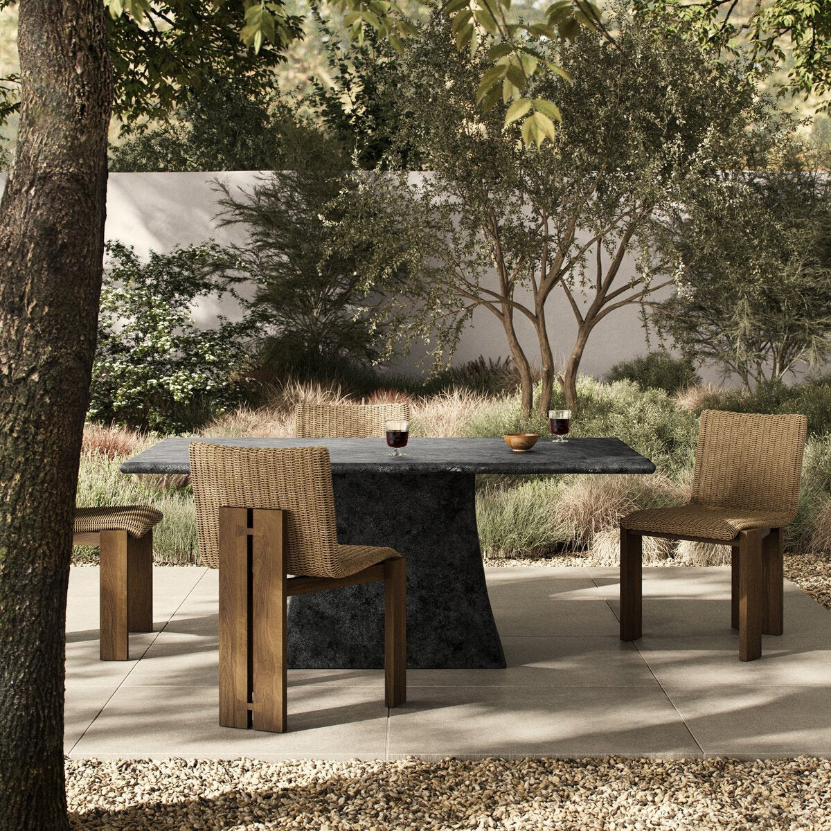 Four Hands Bala Outdoor Dining Table 72