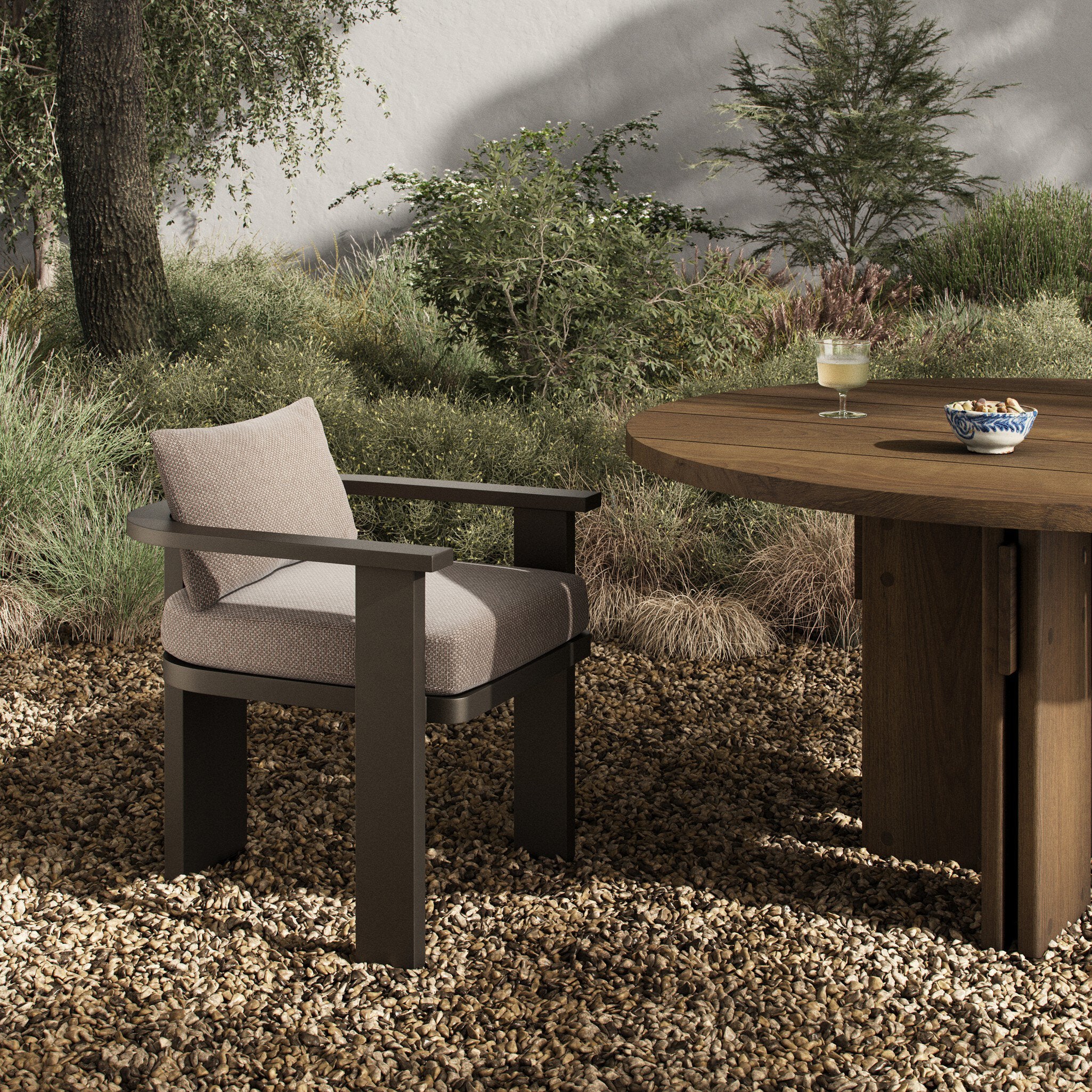 Four Hands Tahana Outdoor Metal Dining Chair