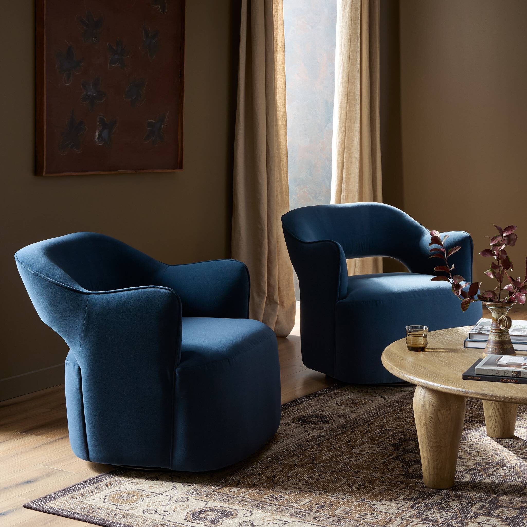 Four Hands Blythe Swivel Chair