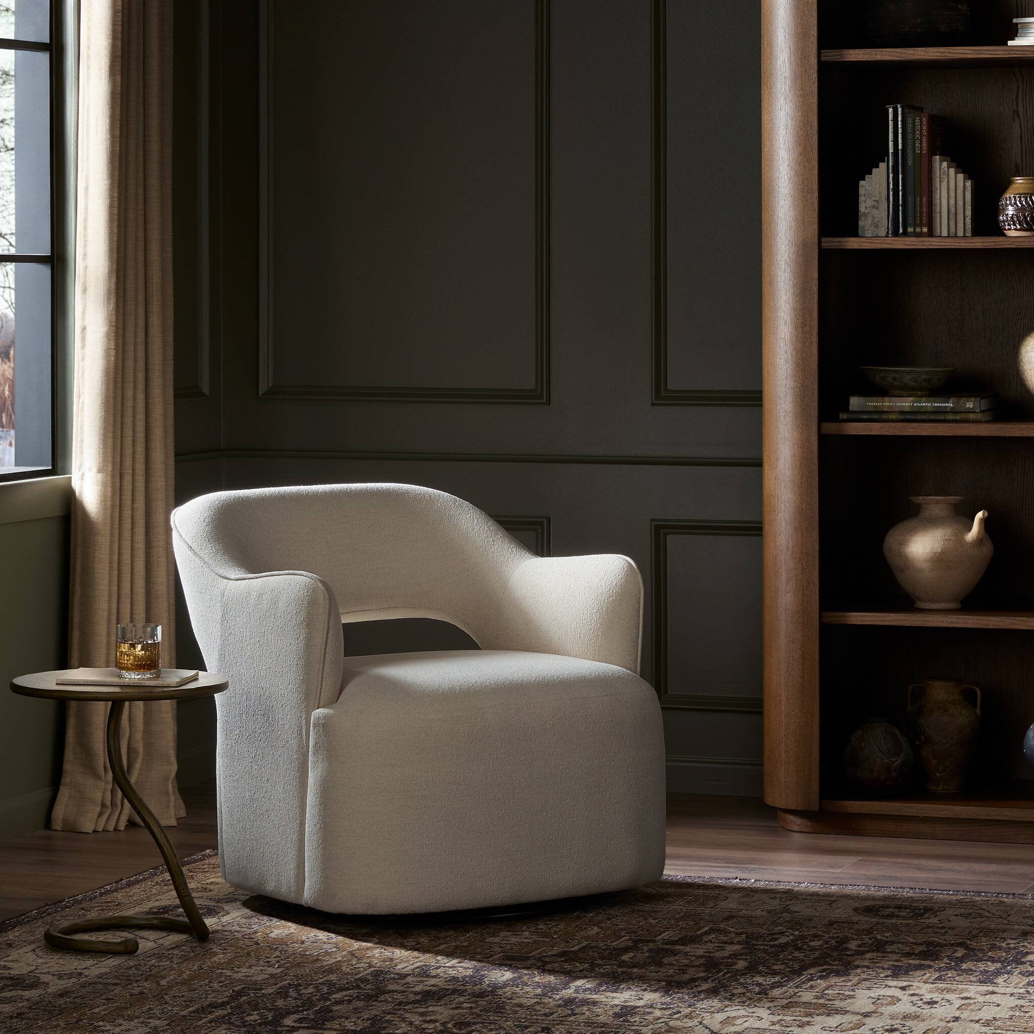 Four Hands Blythe Swivel Chair