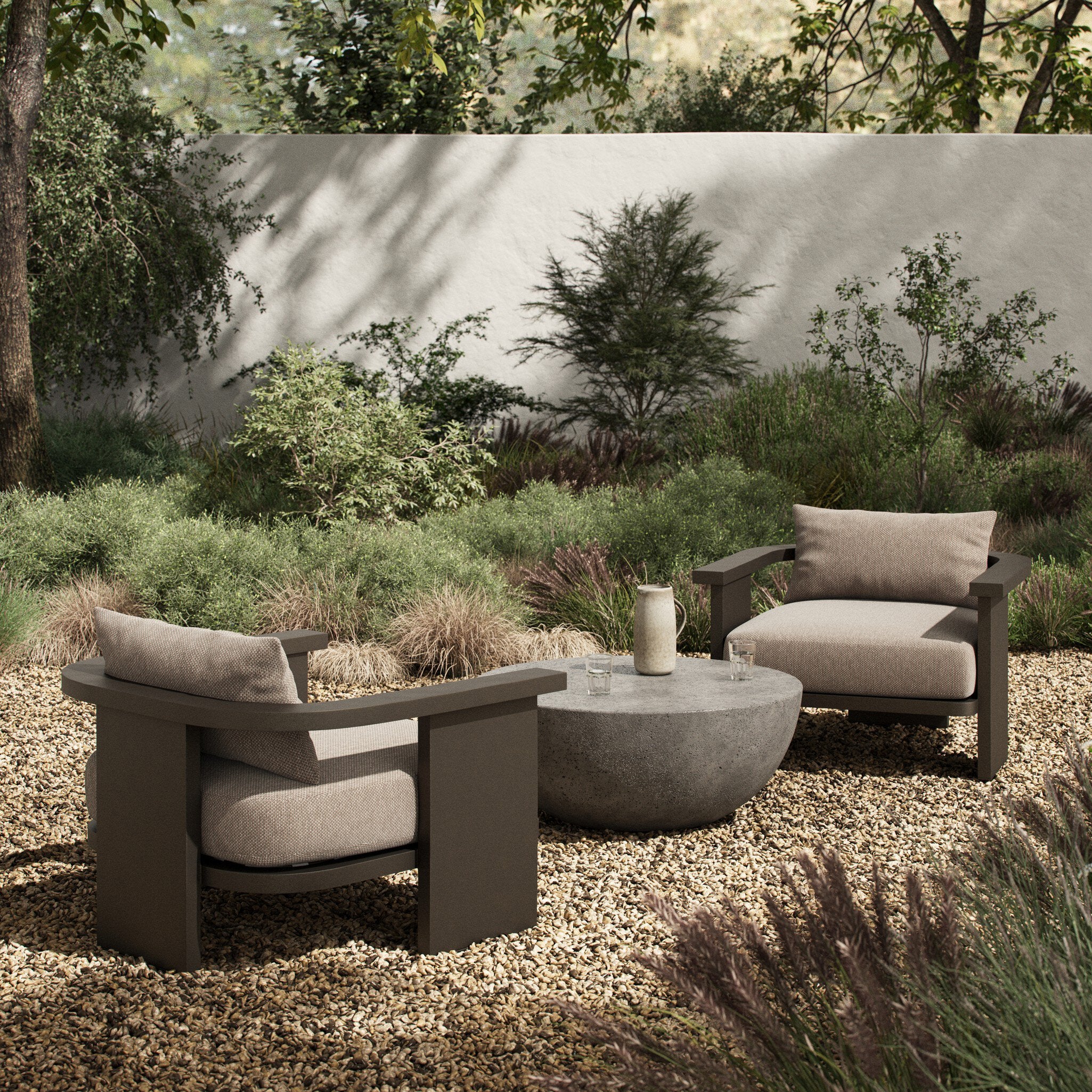 Four Hands Tahana Outdoor Metal Chair