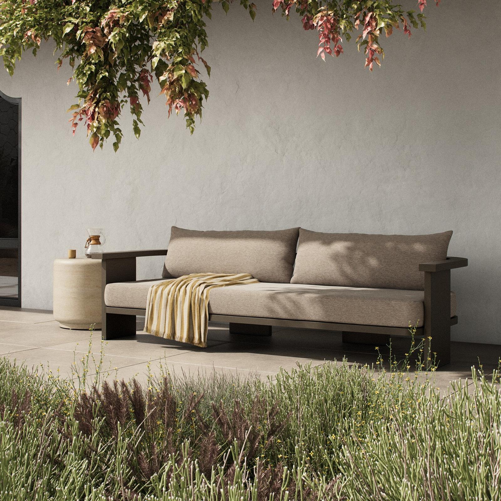 Four Hands Tahana Outdoor Metal Sofa