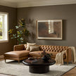 Four Hands Thurston Cascara Cognac 2-Piece Sectional