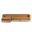 Four Hands Thurston Cascara Cognac 2-Piece Sectional