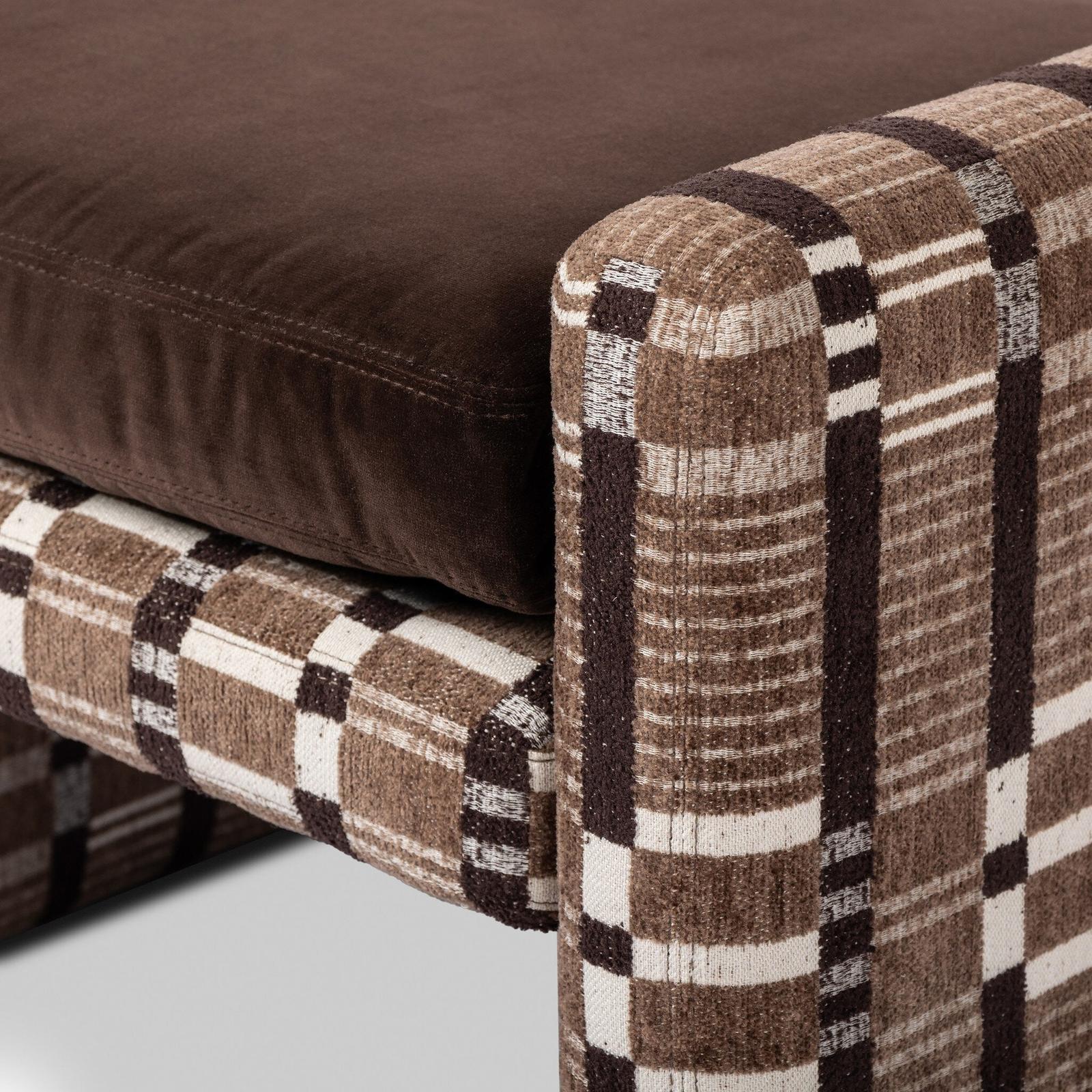 Four Hands Serena Sandhill Cocoa Ottoman