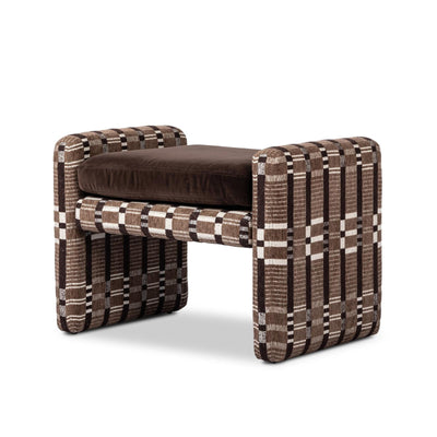 Four Hands Serena Sandhill Cocoa Ottoman
