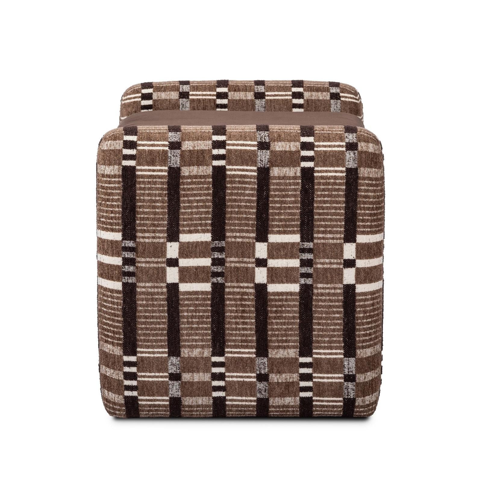 Four Hands Serena Sandhill Cocoa Ottoman