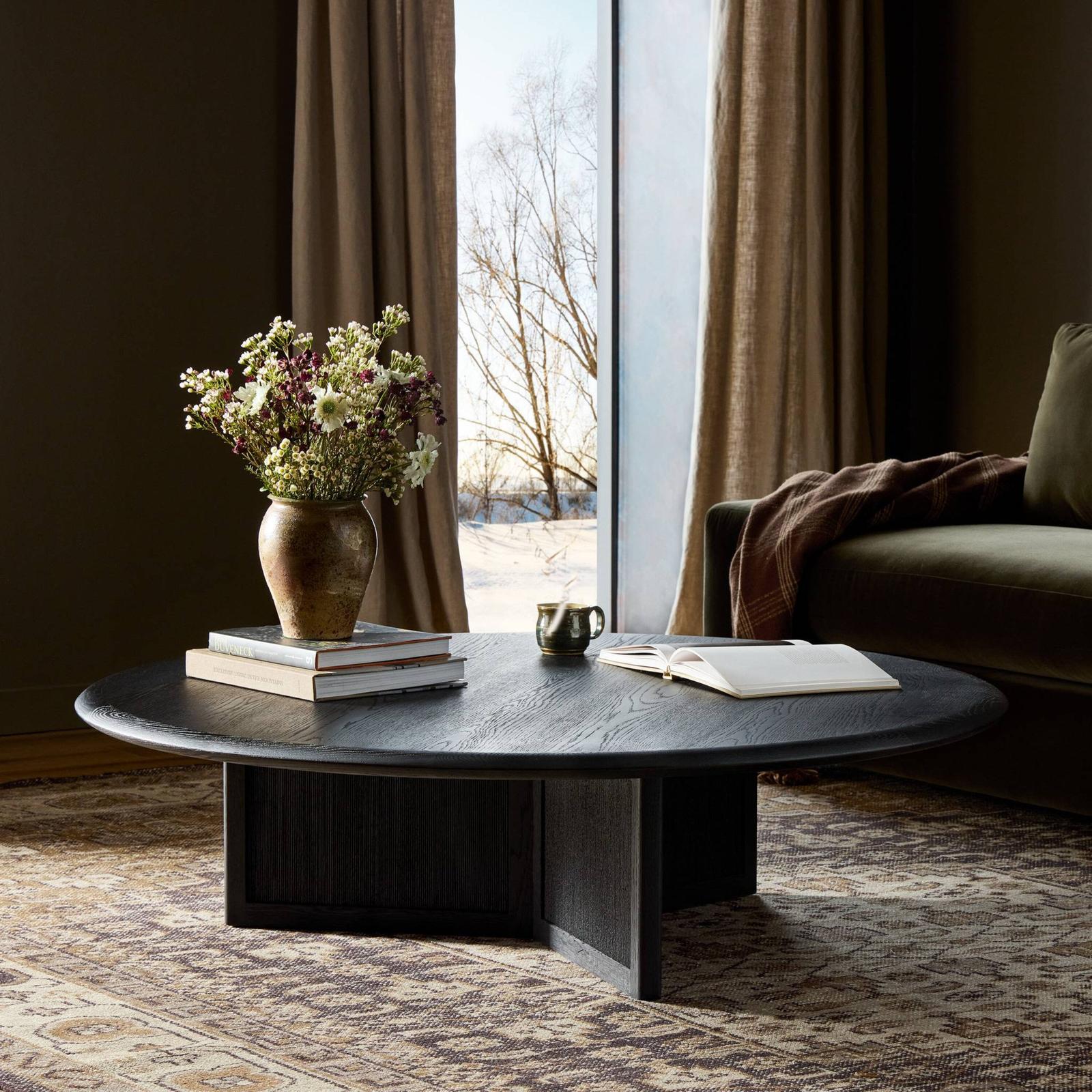 Four Hands Rosenell Round Coffee Table