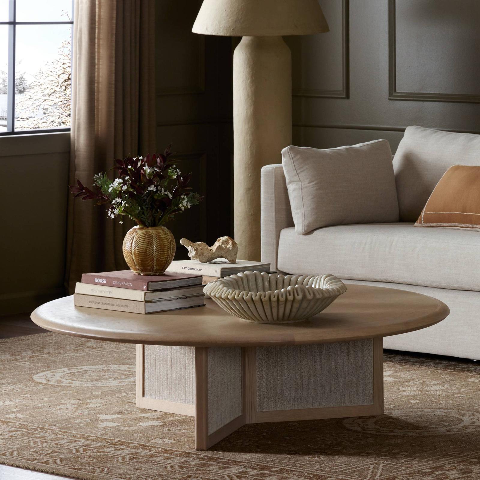 Four Hands Rosenell Round Coffee Table