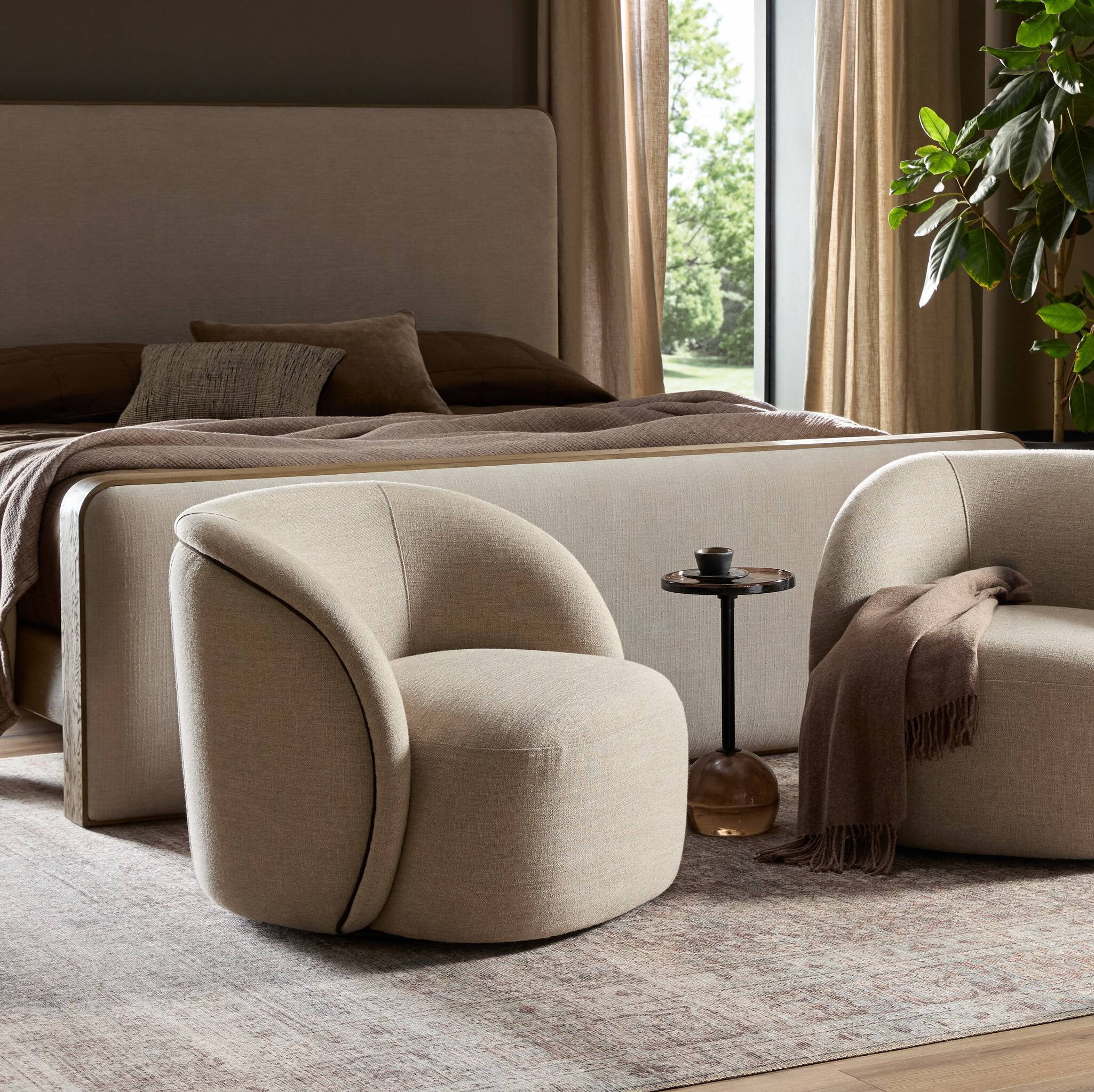 Four Hands Laurrey Swivel Chair