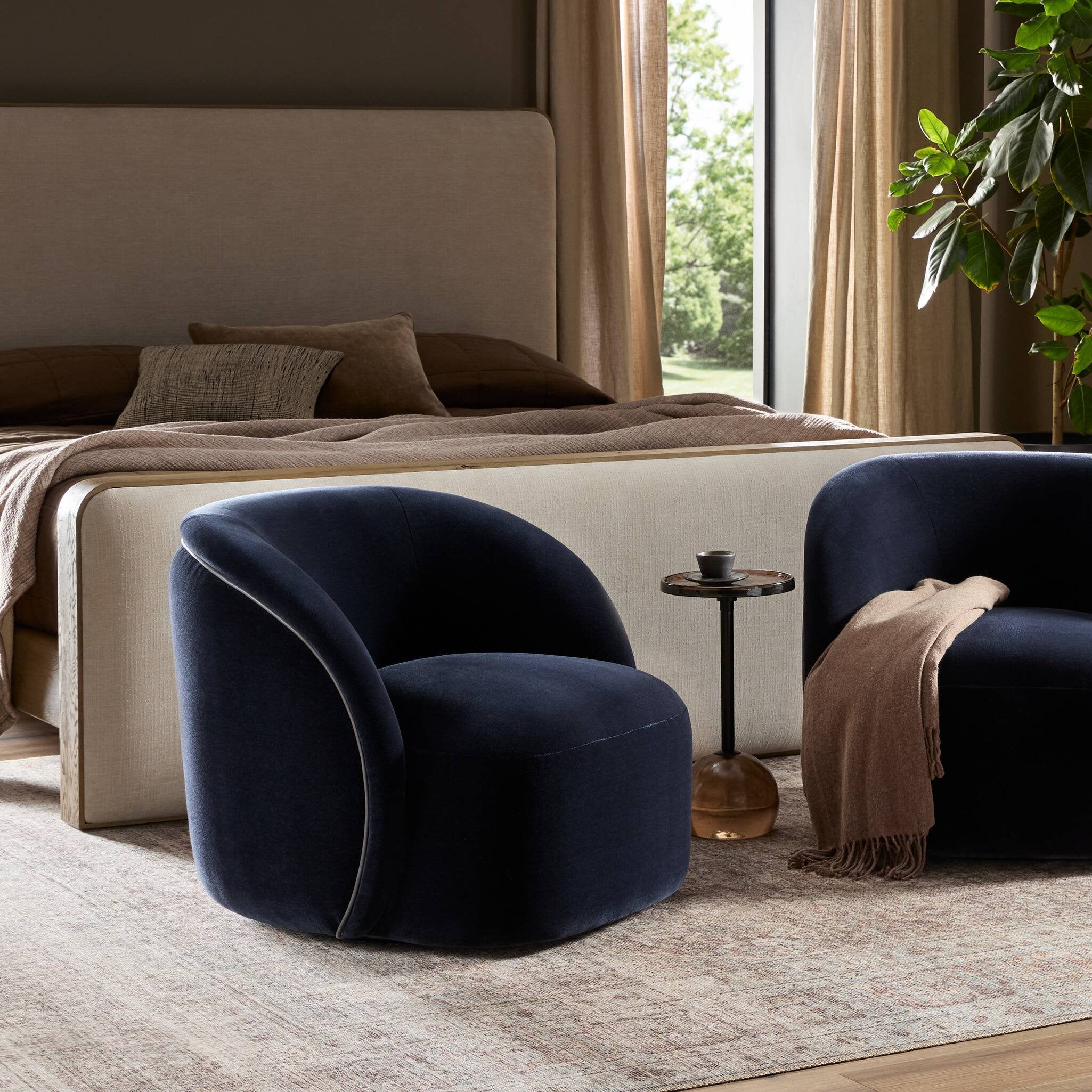 Four Hands Laurrey Swivel Chair