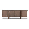 Baxter Media Console - Weathered Mango Solid