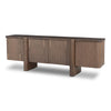 Baxter Media Console - Weathered Mango Solid