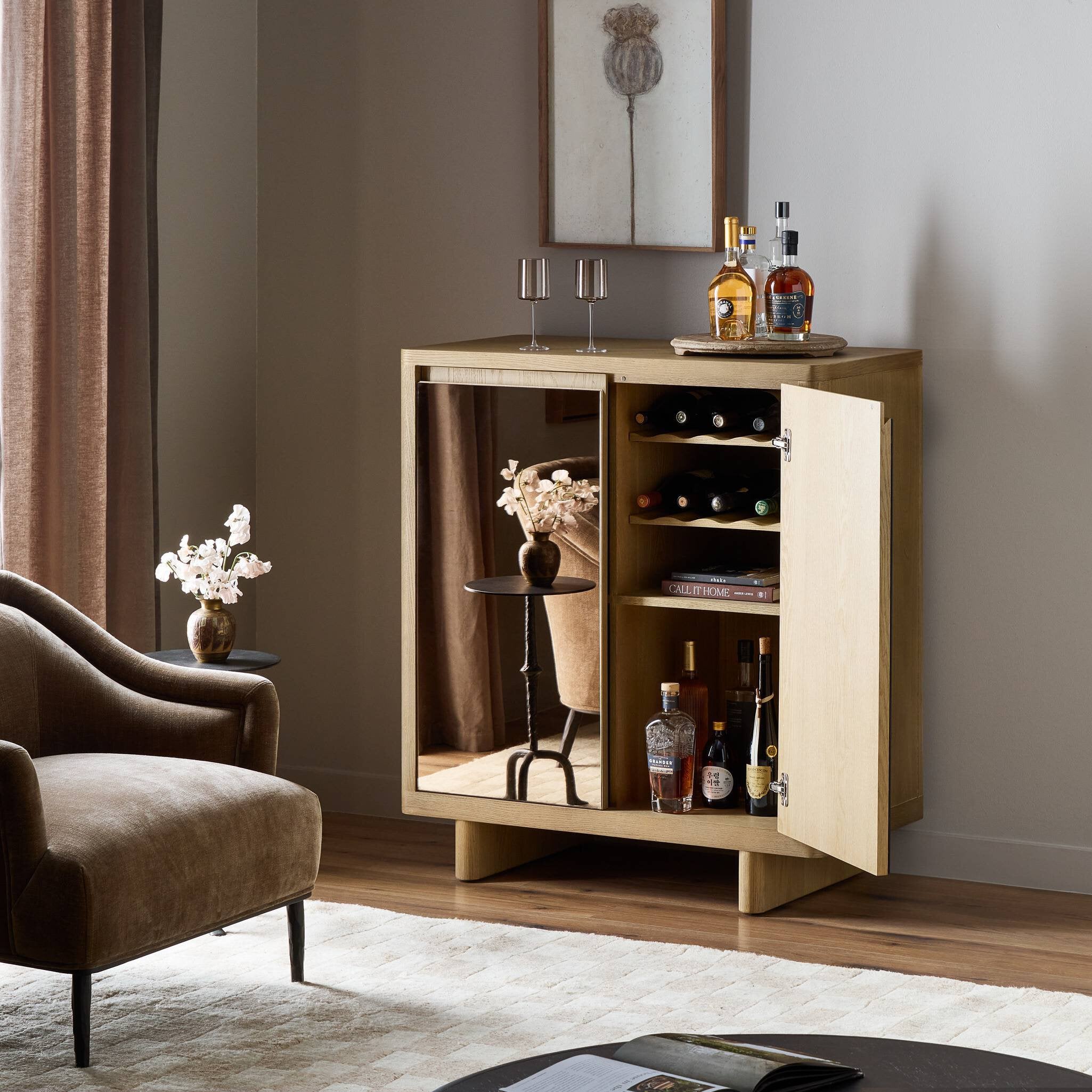 Four Hands Reneen Bar Cabinet